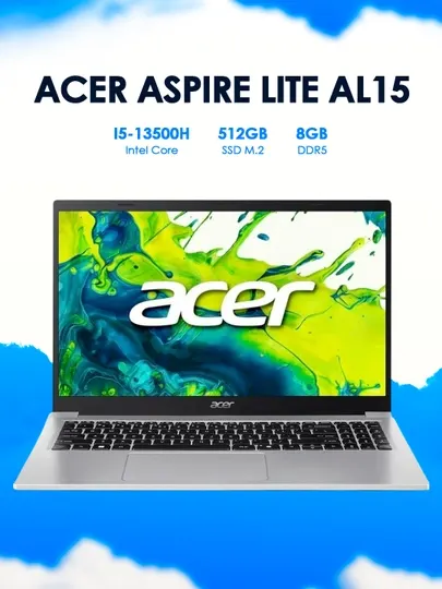 Ноутбук Acer Aspire Lite AL15-72P-57JC Silver