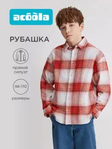 Рубашка Acoola клетчатая фланелевая в школу