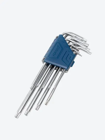 Adegso набор шестигранных Torx-ключей T10–T50, из нержавеющей стали