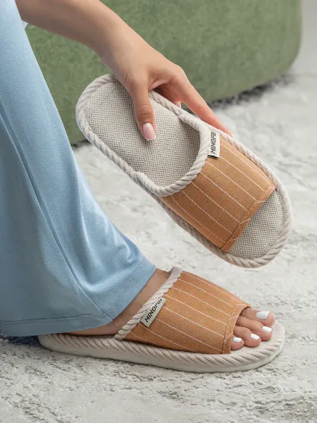 Adele Home Textiles Тапочки домашние открытые