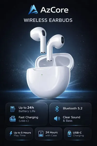 Беспроводные наушники Pro 6 для Ios и Android, Bluetooth 5.0, AirPods Pro 6