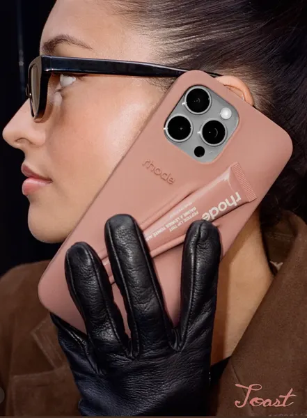 Rhode Lip Case чехол для IPhone 14 Pro Max c кейсом под тинт, toast, оригинал