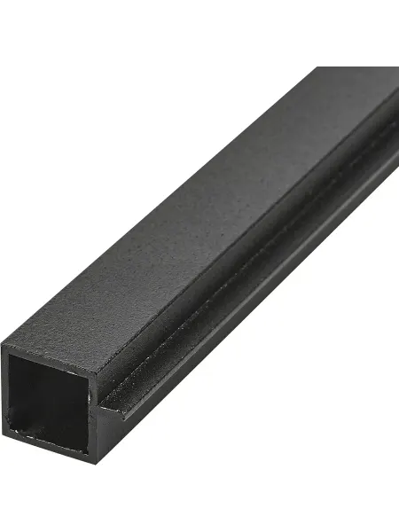 Профиль под стекло Лофт алюминий 18x23x1000 мм черный муар