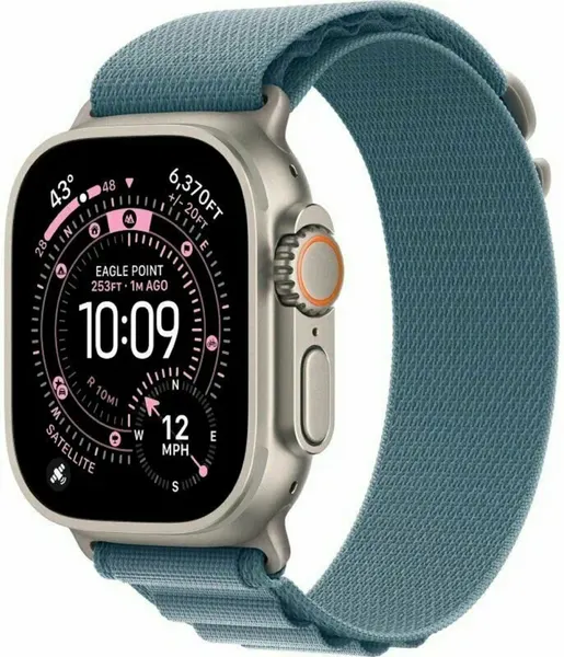 Умные часы Apple Watch Ultra 3 49 Natural Tit Light Blue Alpine Loop L (MEWP4)