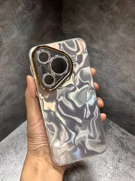Чехол О'Кейси "Pearl", для Huawei Pura 70, защита камеры, накладка, перламутровый
