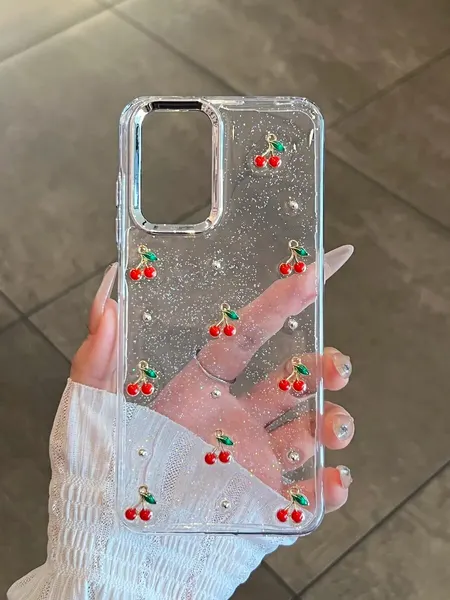 Чехол О'кейси, для Samsung A22, A22s, A32, M22, M32, принт, защита камеры, прозрачный