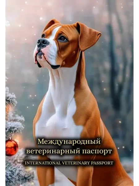 StarHoll Ветеринарный паспорт с аудио-записью боксер