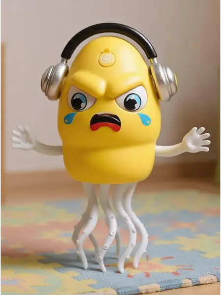 A & B TOYS Игрушка Танцующий Кальмар Злюка в наушниках с паром