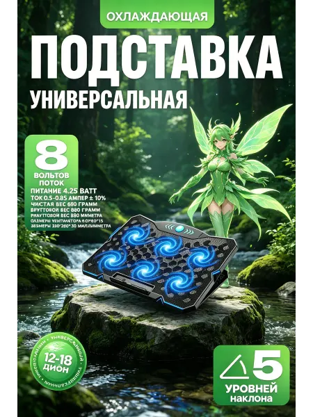 Подставка с охлаждением для ноутбука