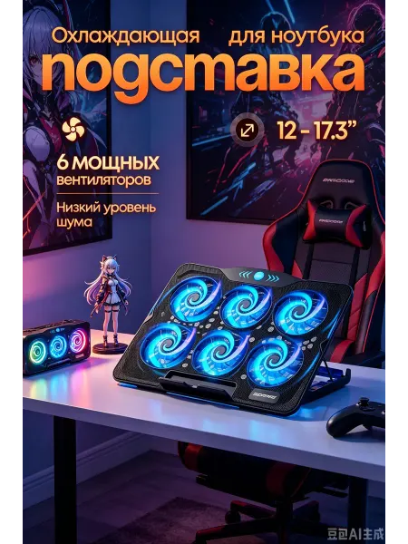 Подставка с охлаждением для ноутбука