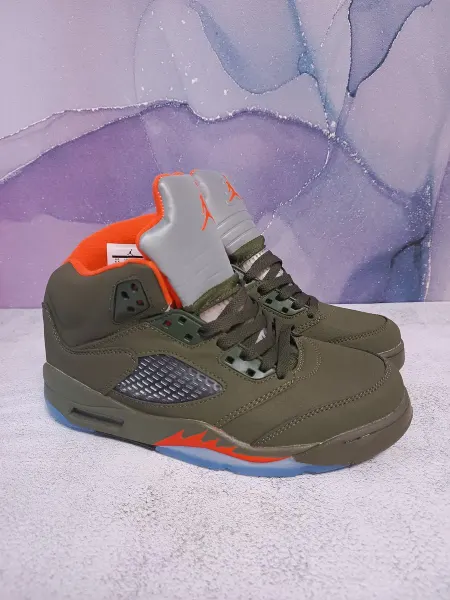 BAAS Демисезонные кожаные кеды кроссовки Nike Air Jordan 5