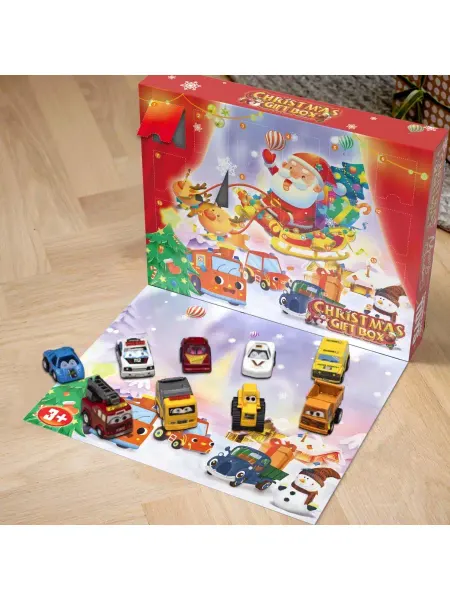 Advent shop Адвент календарь новогодний с машинками