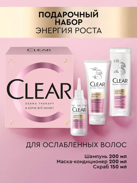 Клиар Подарочный набор для женщин уходовый для волос