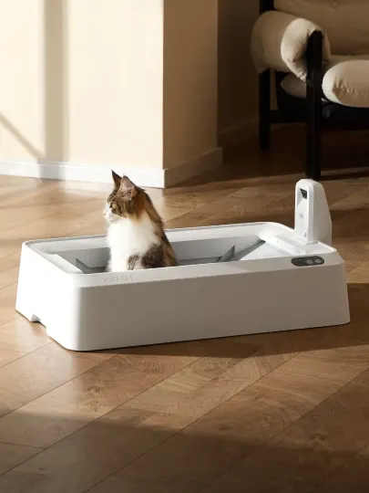 Лоток для кошек автоматический PETKIT Purobot Crystal Duo с AI-камерой и самоочисткой