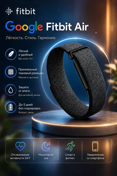 Google Fitbit Air умный фитнес-браслет, мониторинг сна и здоровья, смарт-трекер