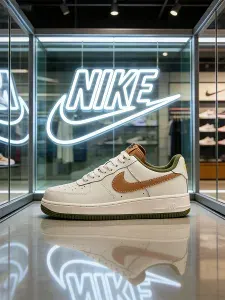 Кроссовки кроссовки Air Force1 Low Linen-Guava Ice Men's Shoes-BUYON