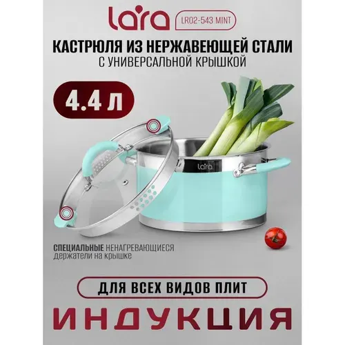 Кастрюля LR02-543 Lara 4,4л