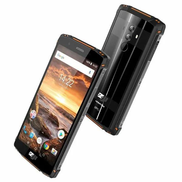 Смартфон Homtom Zoji Z9 Orange, 6GB, 64GB, Android 8.1, Dual Nano SIM, Face ID