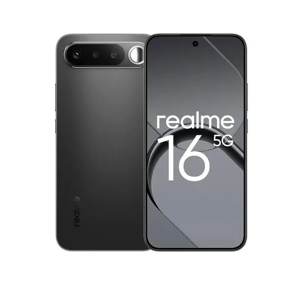 Смартфон Realme 16 5G (RMX5171) 8/256 ГБ Темно-серый Ростест (EAC), Android, темно-серый