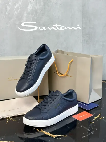 YOUR CHOICE SHOES Кеды Santoni натуральная замша