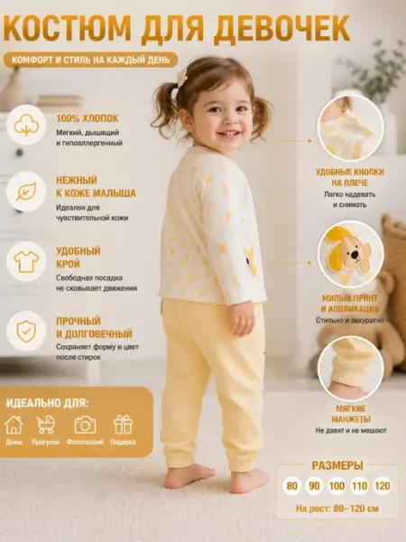 Bingo kids Детский костюм двойка для мальчика кофточка и штанишки