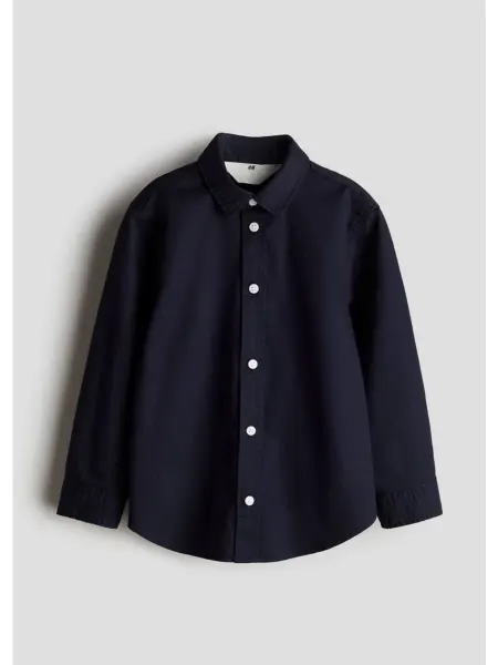 H&M kids Классическая рубашка синяя