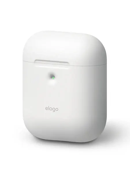Elago Чехол для AirPods wireless Silicone case White