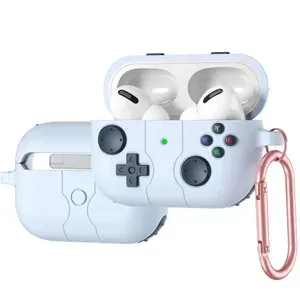 Защитный чехол для AirPods Pro2 Модель Xbox светло-голубой