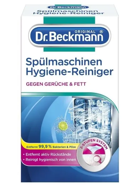 Dr. Beckmann Очиститель для посудомоечных машин, 75г + 1 салфетка