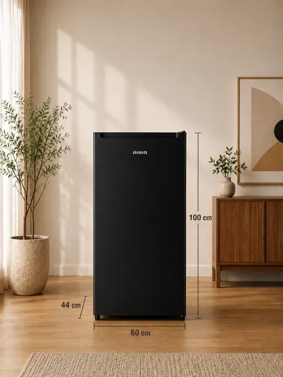 Однодверный мини холодильник AIWA, белый/серый/ черный, для дома и офиса