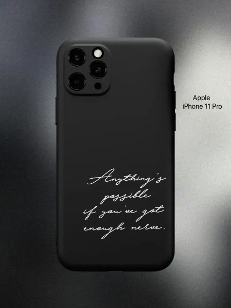 ESSE CASE Чехол на iPhone 11 Pro с надписью