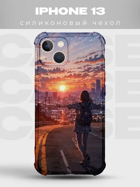 PRINTberries Чехол на iPhone 13 аниме арт 35
