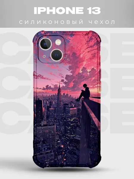 PRINTberries Чехол на iPhone 13 аниме неон киберпанк 9