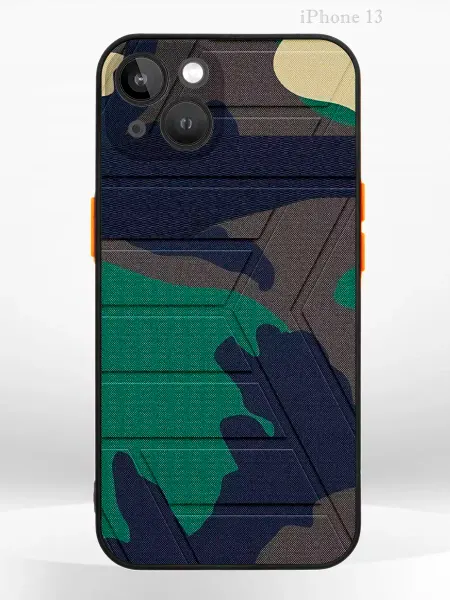 PRINTberries Чехол на Apple iPHONE 13 с принтом камуфляж