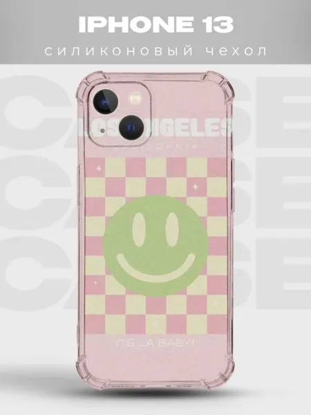 PRINTberries Чехол на iPhone 13 Danish Pastel силиконовый
