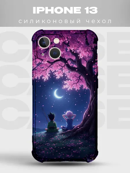 PRINTberries Чехол на iPhone 13 аниме арт красная