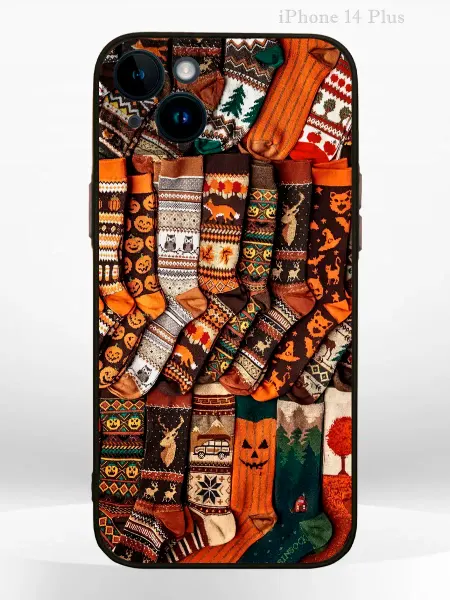 PRINTberries Чехол на iPHONE 14 PLUS с принтом осенний коллаж