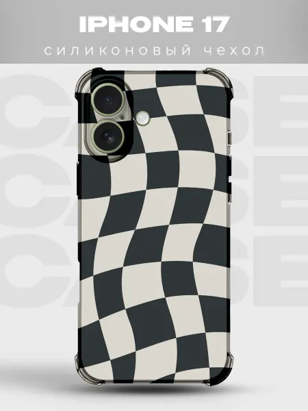 PRINTberries Чехол на iPhone 17 Шахматка