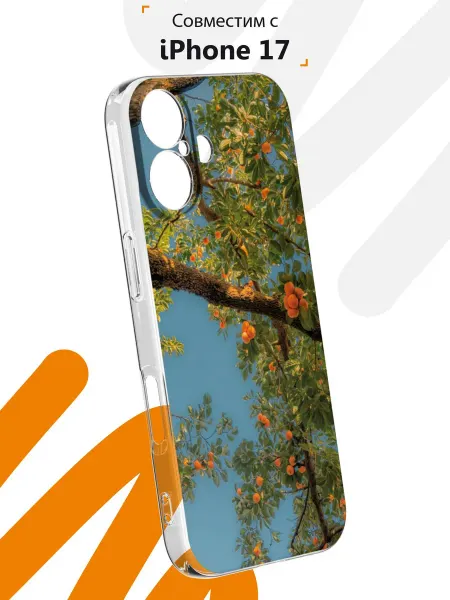 Мобилиус Чехол на iPhone 17 с принтом Дерево