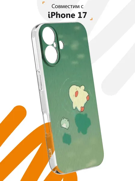 Мобилиус Чехол на iPhone 17 с принтом Уточка