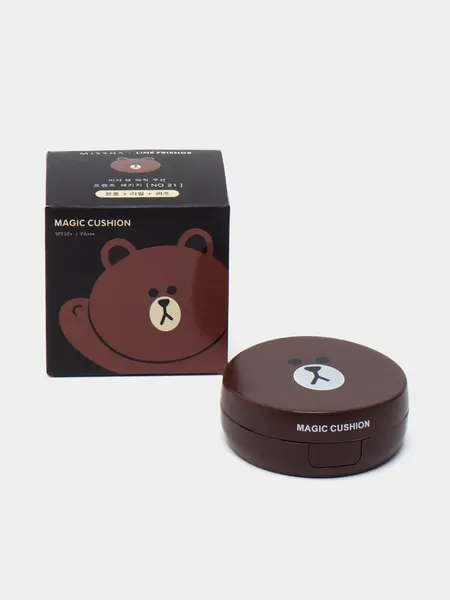 Кушон тональный крем пудра Magic Cushion Moisture SPF 50, BB крем с запасным рефилом