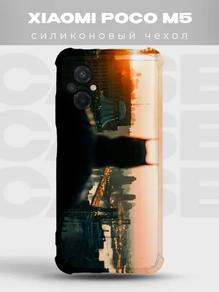 PRINTberries Чехол на Xiaomi Poco M5 Бэтмен batman dc комикс тёмный рыцар