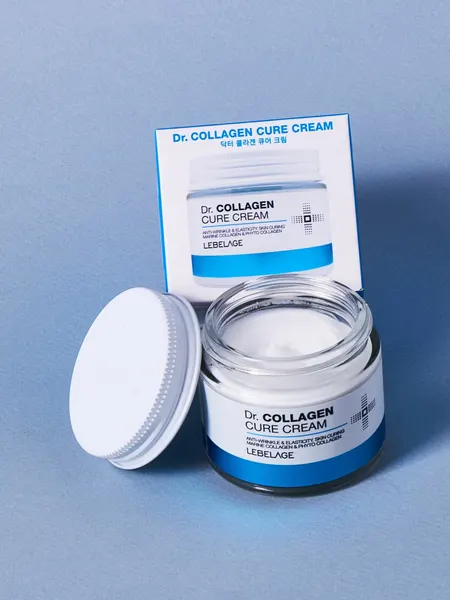 Lebelage Антивозрастной крем для лица с коллагеном 70мл Dr. Collagen Cure Cream