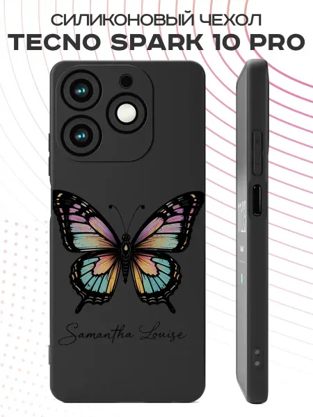 FACTORIA Чехол на Tecno Spark 10 Pro с принтом Бабочка
