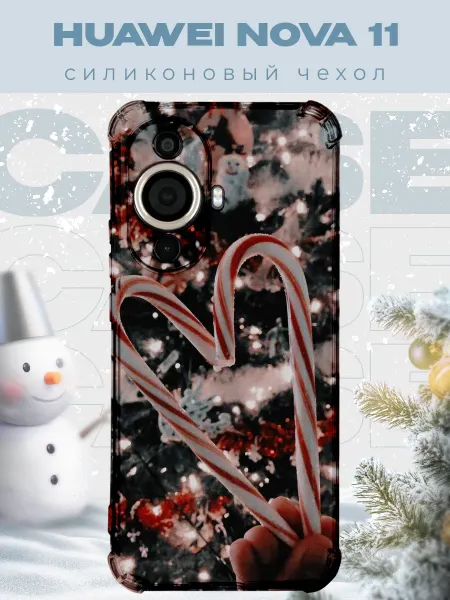 PRINTberries Новогодний чехол для телефона Huawei Nova 11 рождество