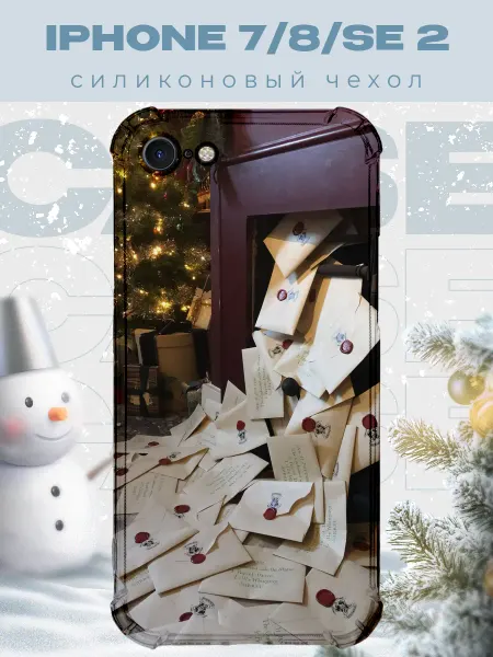 PRINTberries Новогодний чехол для телефона iPhone 7 8 SE 2 гари потер