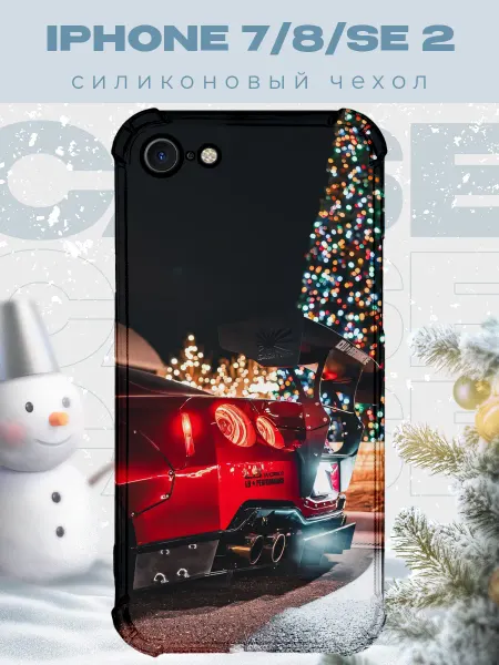 PRINTberries Новогодний чехол для телефона iPhone 7 8 SE 2 гтр