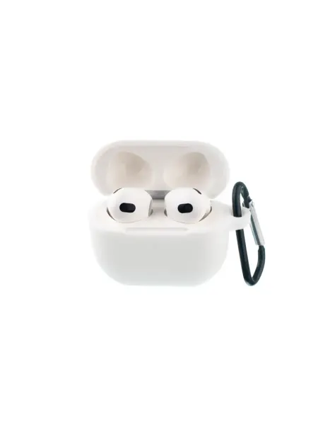 NL Чехол для наушников Airpods 3 Silicone белый