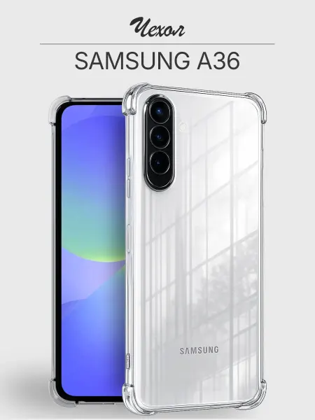Мобимания Чехол Samsung А36 5G прозрачный противоударный