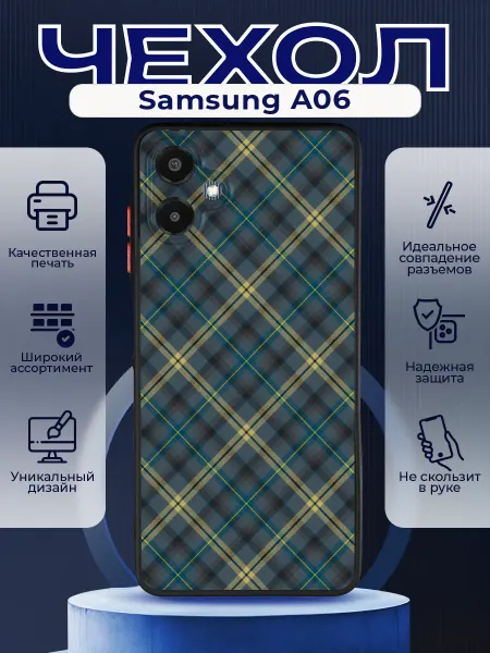 PRINTberries Матовый чехол на SAMSUNG A06 подарочный